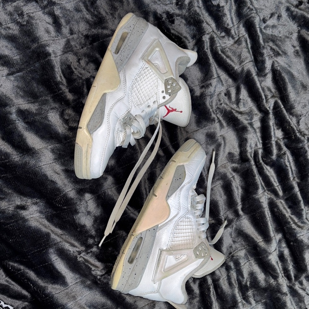 Retro air Jordan 4 IV white Oreo 6.5Y